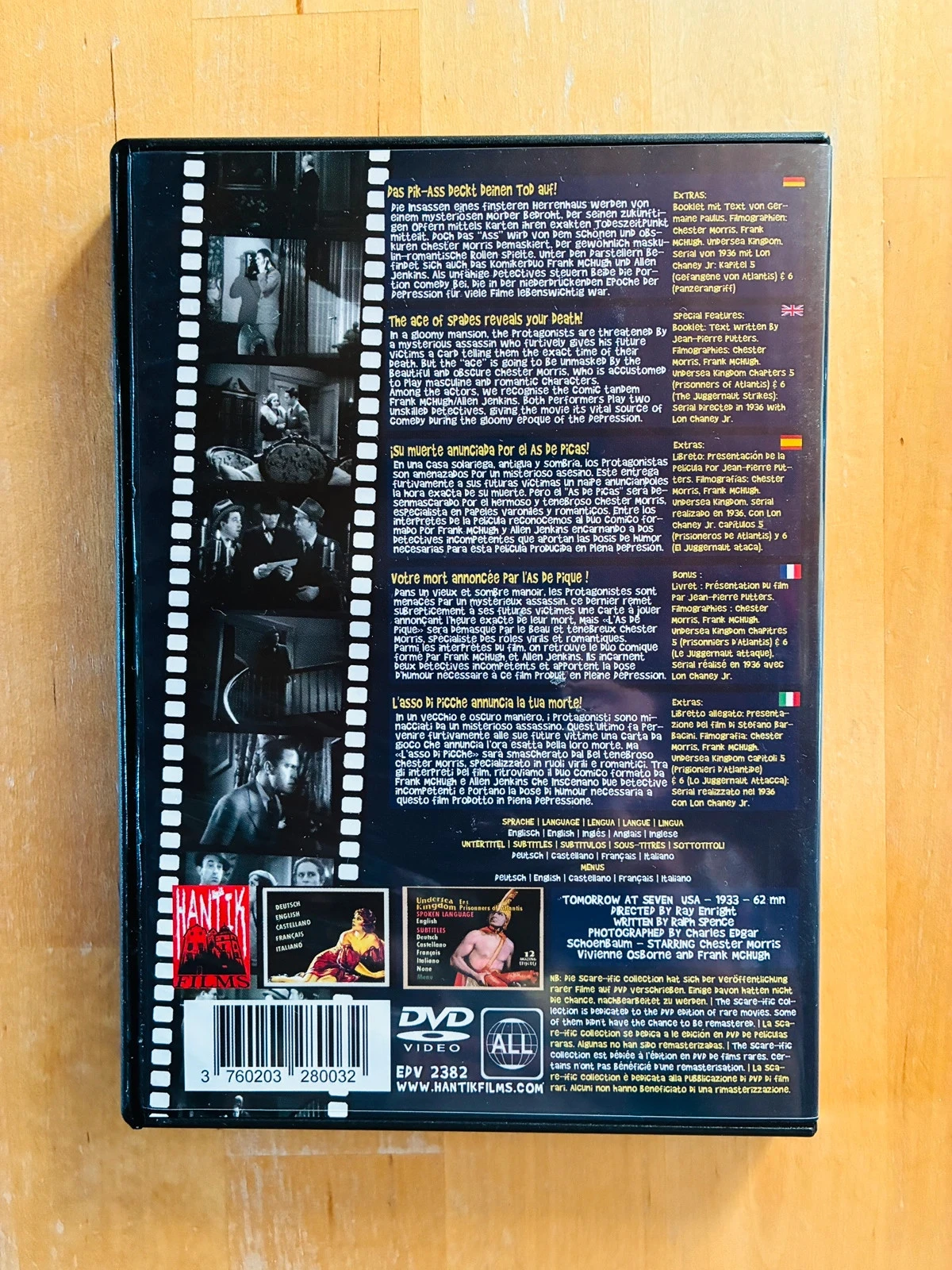 DVD Amanhã às Sete. – photo 3